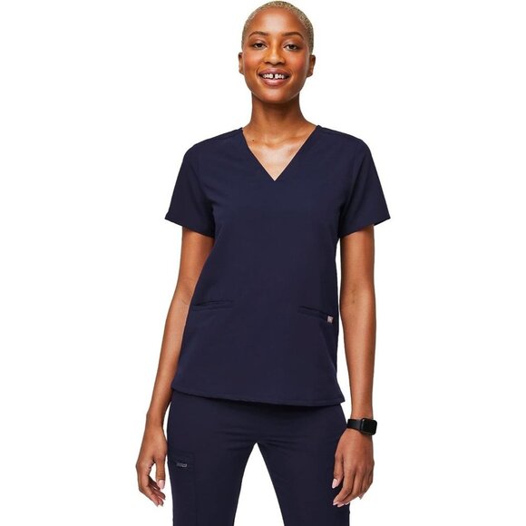 FIGS Casma Scrub Top Navy sz. Small - Picture 5 of 8